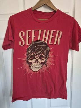 Seether Red Graphic Band Tee